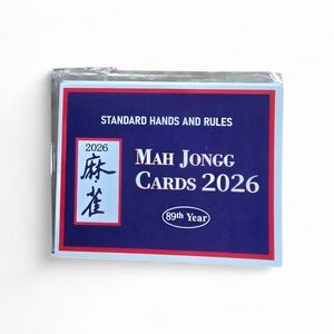 Mah Jongg Cards 2026 - Blue